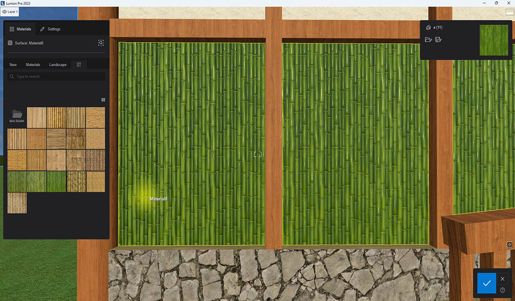 VẬT LIỆU VÁCH TRE NỨA